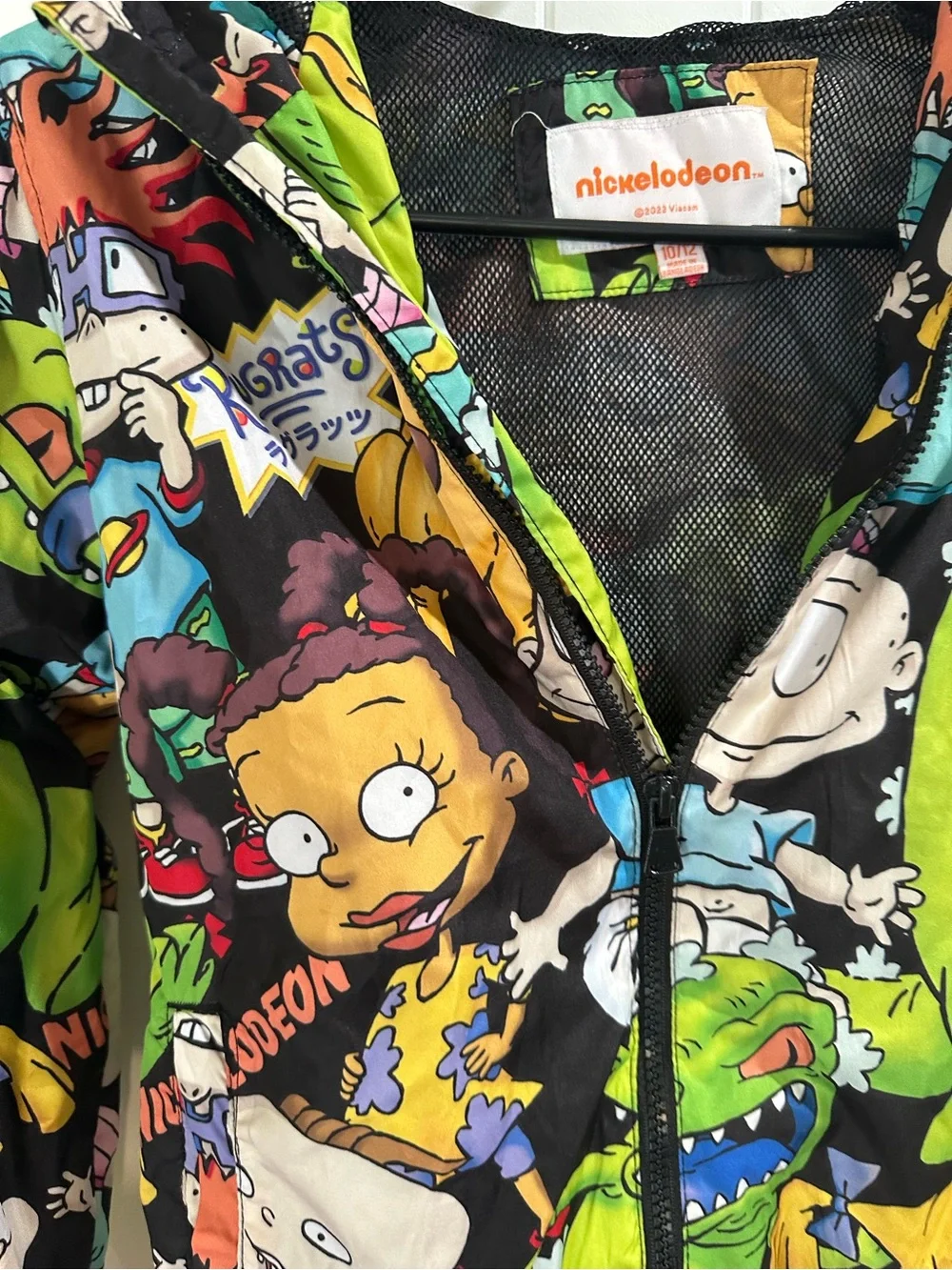Members only Nickelodeon Rugrats Cartoon Character Windbreaker